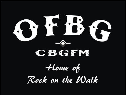 Oceanfront Bar & Grill Music Logo T-shirt