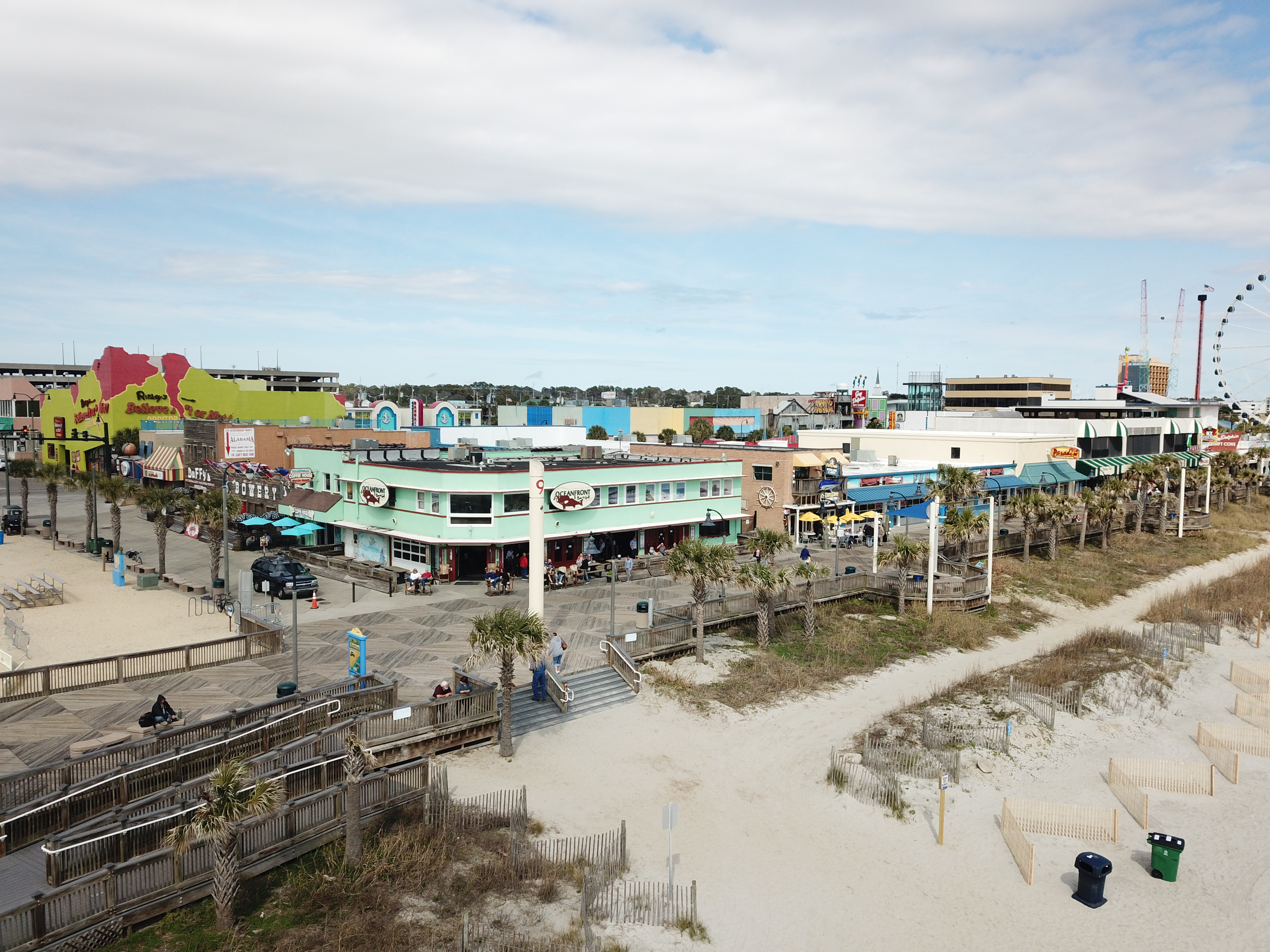 Oceanfront Bar & Grill Arial View
